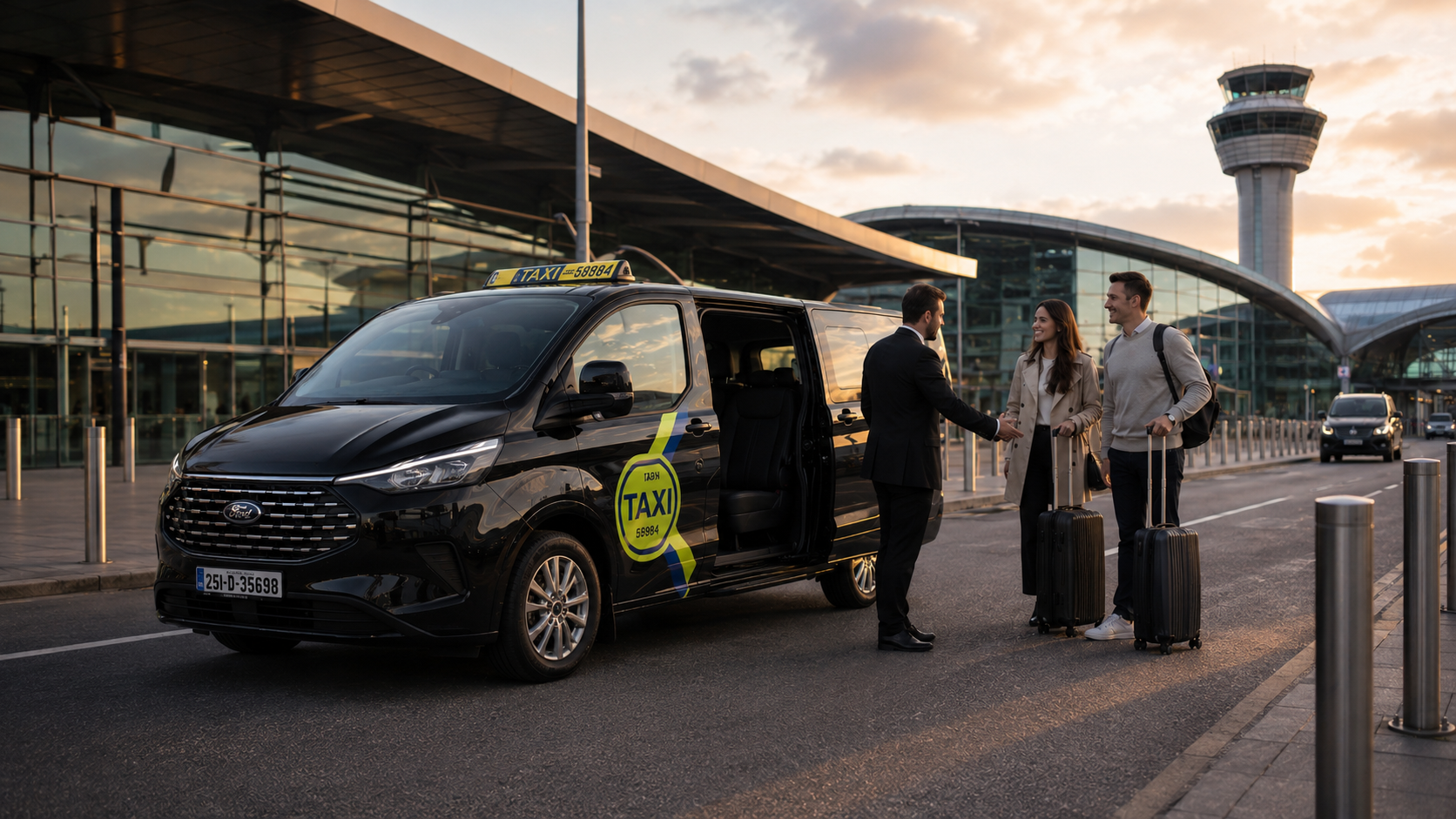 Valcris private Dublin Airport transfer vehicle